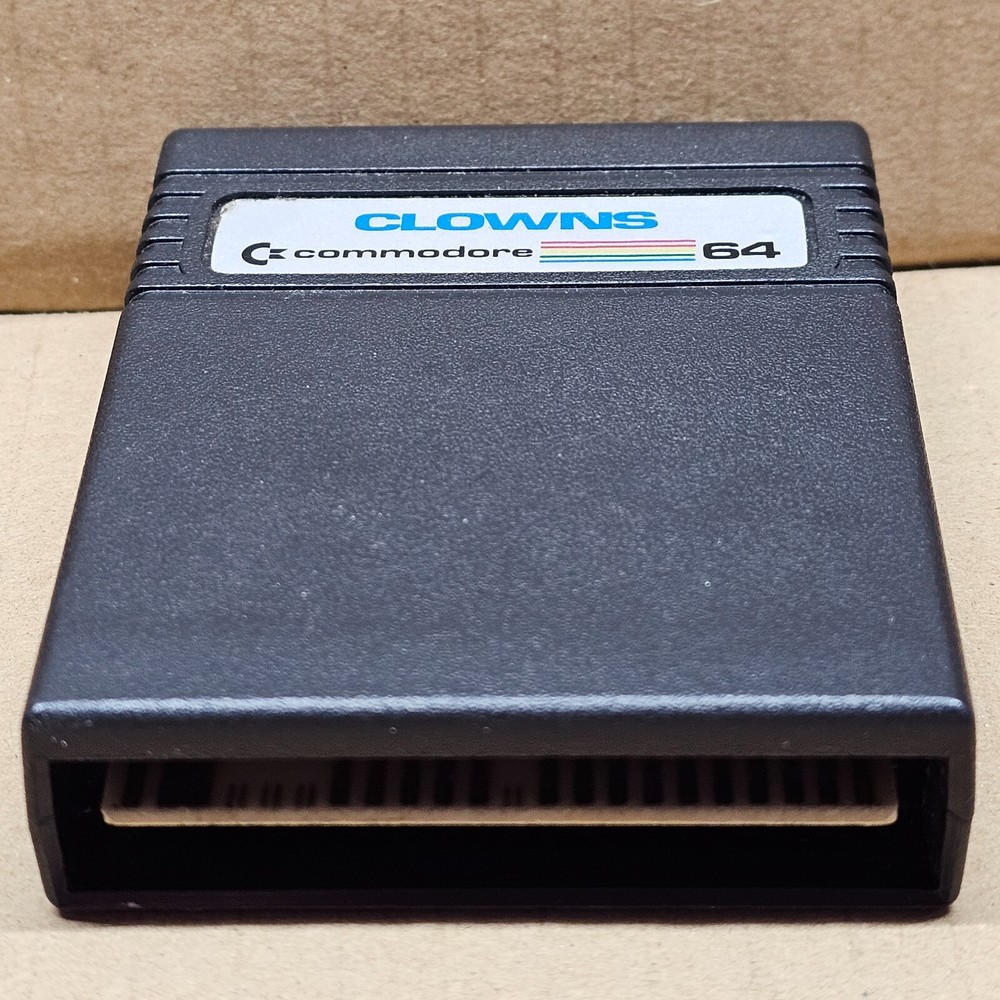 Commodore 64 Clowns Game Cartridge
