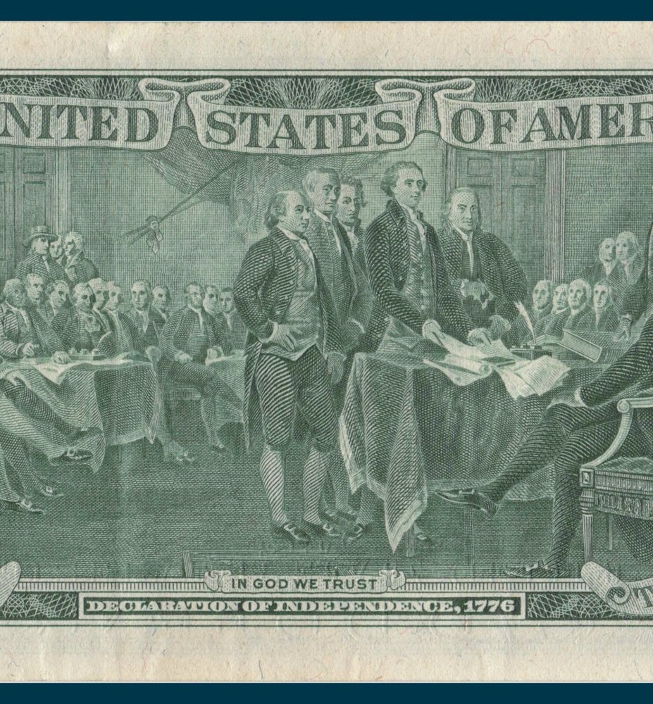 High Treasury Seal Error 1976 Third Print Shift Error Two$ Bill Trinary Alterna