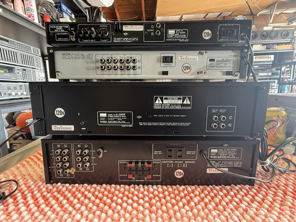 SANSUI OLD SCHOOL STEREO SET