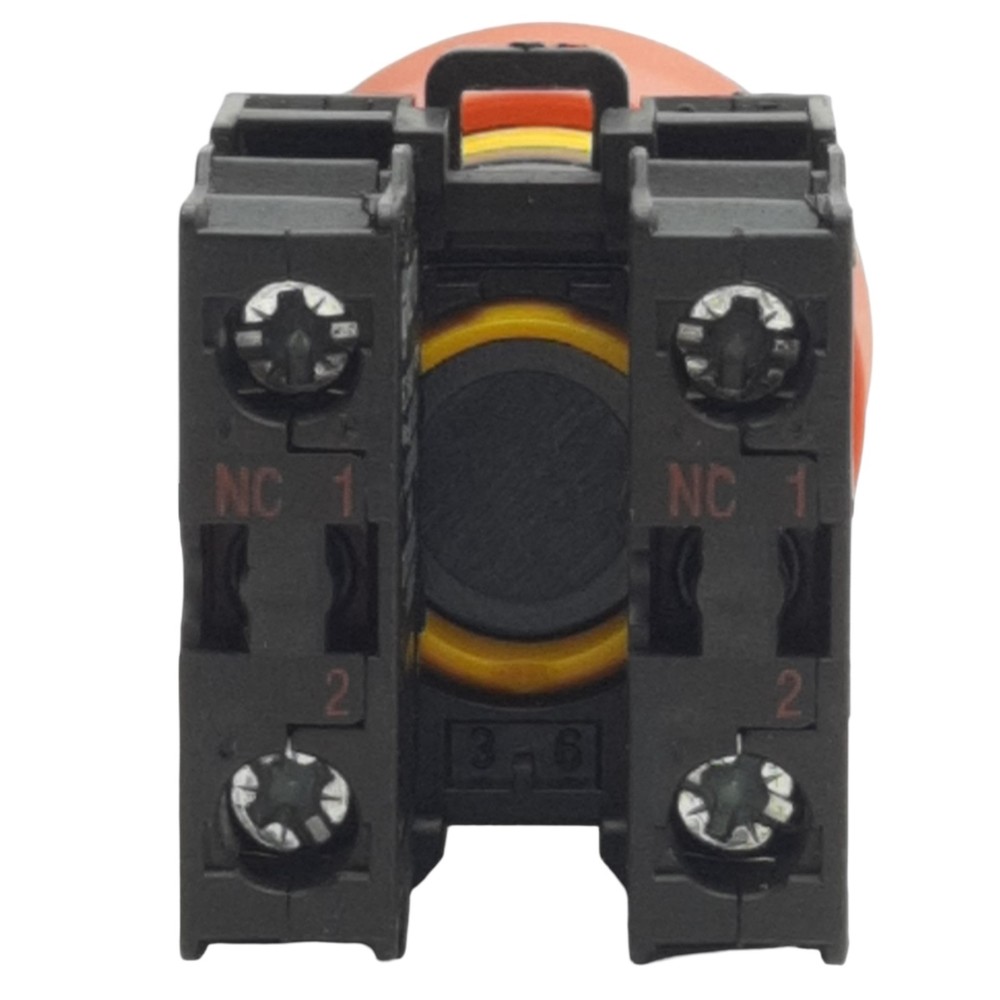 Eaton M22-PV-K02 Red Maintained E-Stop Push/Pull Button ø22.5mm, 2NC, 600VAC 10A