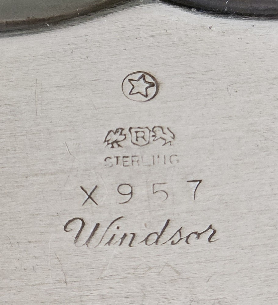 Vintage Windsor Sterling Silver Serving Dish
