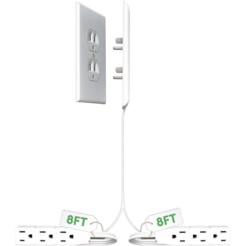 Outlet Concealer Kit Cord Management Wall Hugging Design Clutter Free Solution