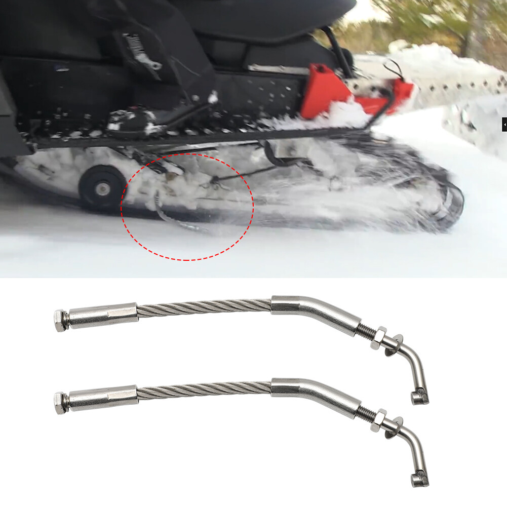 For Snowmobile Ice Scratchers w/ Carbide Tips Snow Scratcher Reverse Compatible