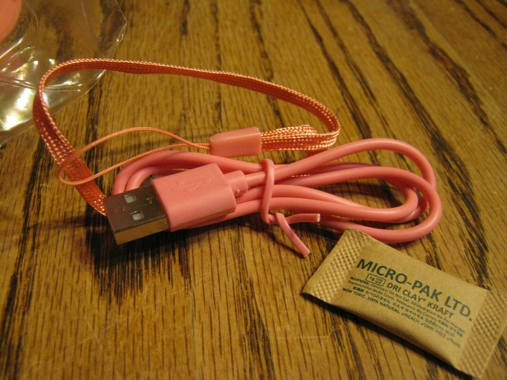 Sonix Bluetooth Speaker USB Charging Cable & Wrist Strap New