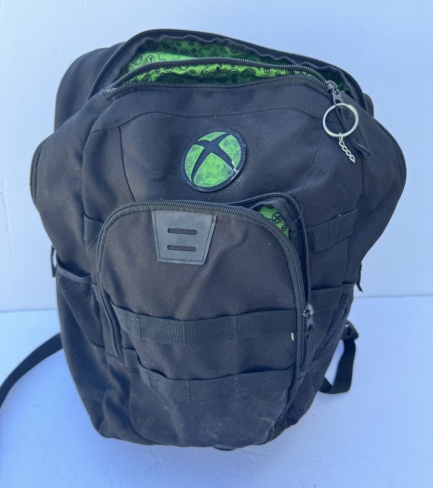 Bioworld 2019 Microsoft Xbox Backpack Black Green