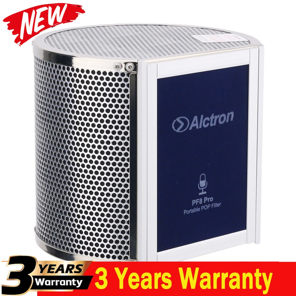 Alctron PF8 PRO Mini Mic Wind Screen Pop Filter for Studio Cardioid Microphone