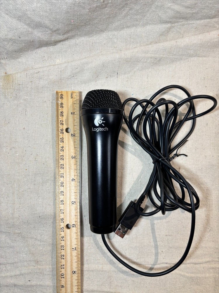Logitech Microphone Handheld Wired Very Simple WORKS Watch Video
