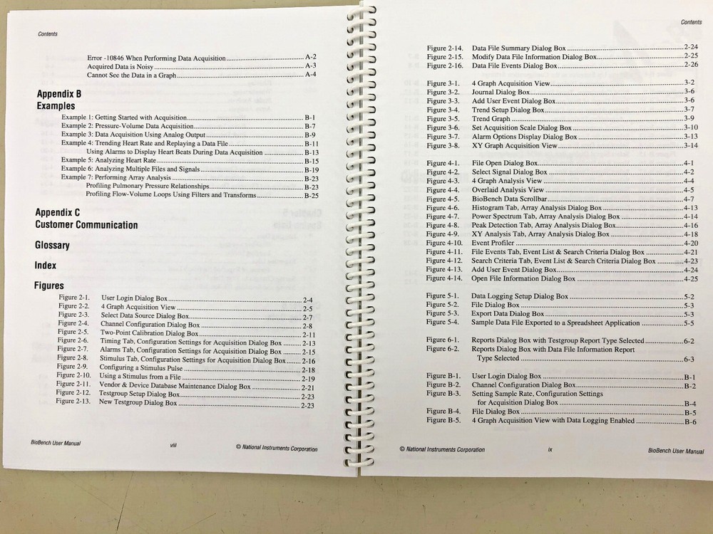NI National Instruments BioBench User Manual