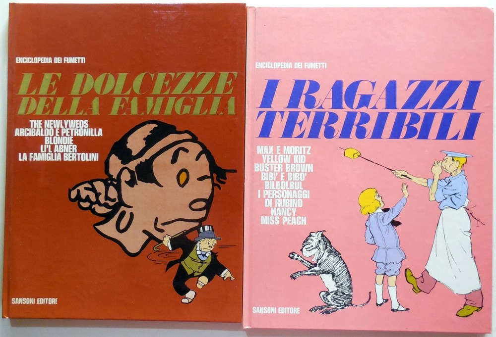 1970 SAMSONI 5 VOLUME ENCYCLOPEDIA COMICS BOX SET