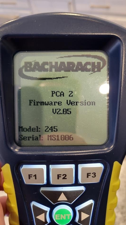Bacharach Combustion Analyzer PCA 2 24-7301 PCA2