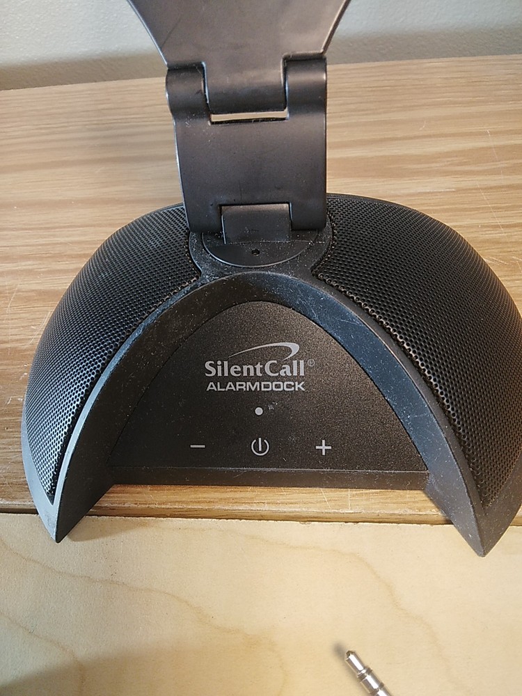 SilentCall ALARMDOCK Bluetooth Speaker by Ac Tek With Cords