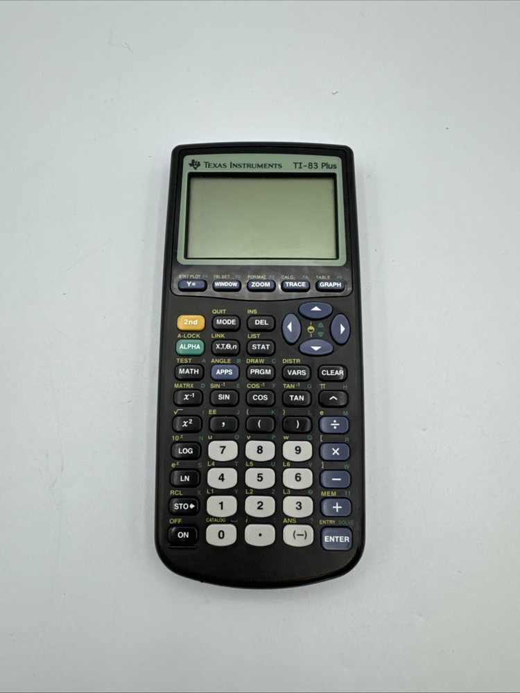 Texas Instruments TI-83 Plus Graphing Calculator Tested And Working Read