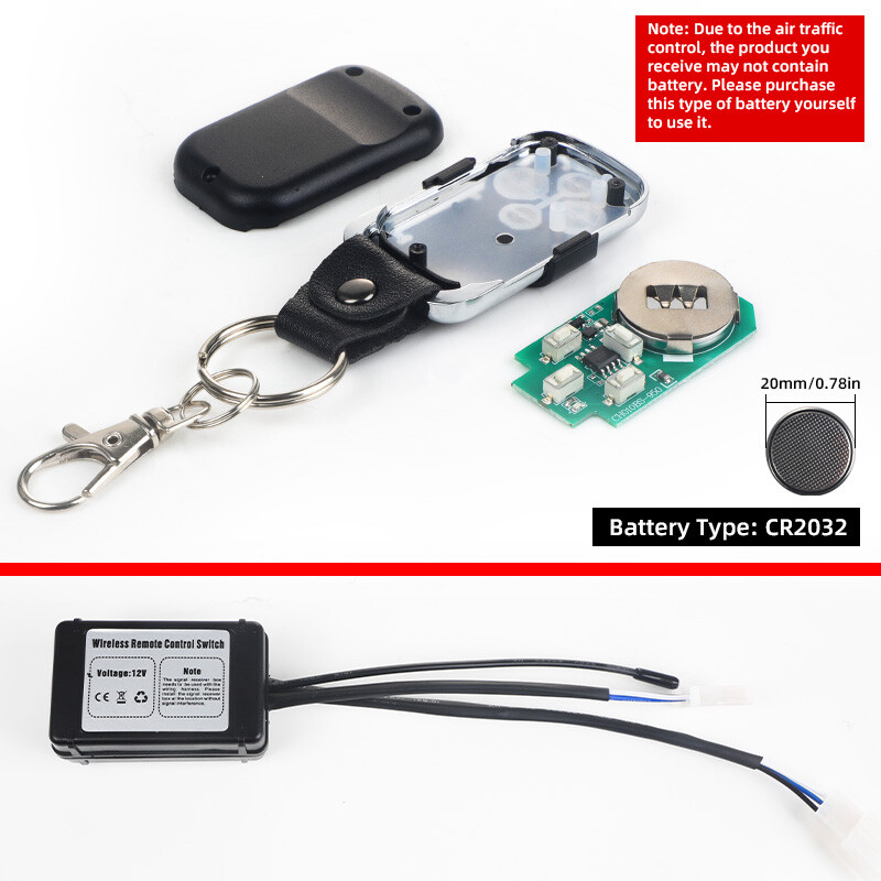 Wireless Remote Control ON/Off Switch Strobe For LED Work Light Bar Offroad 1pcs