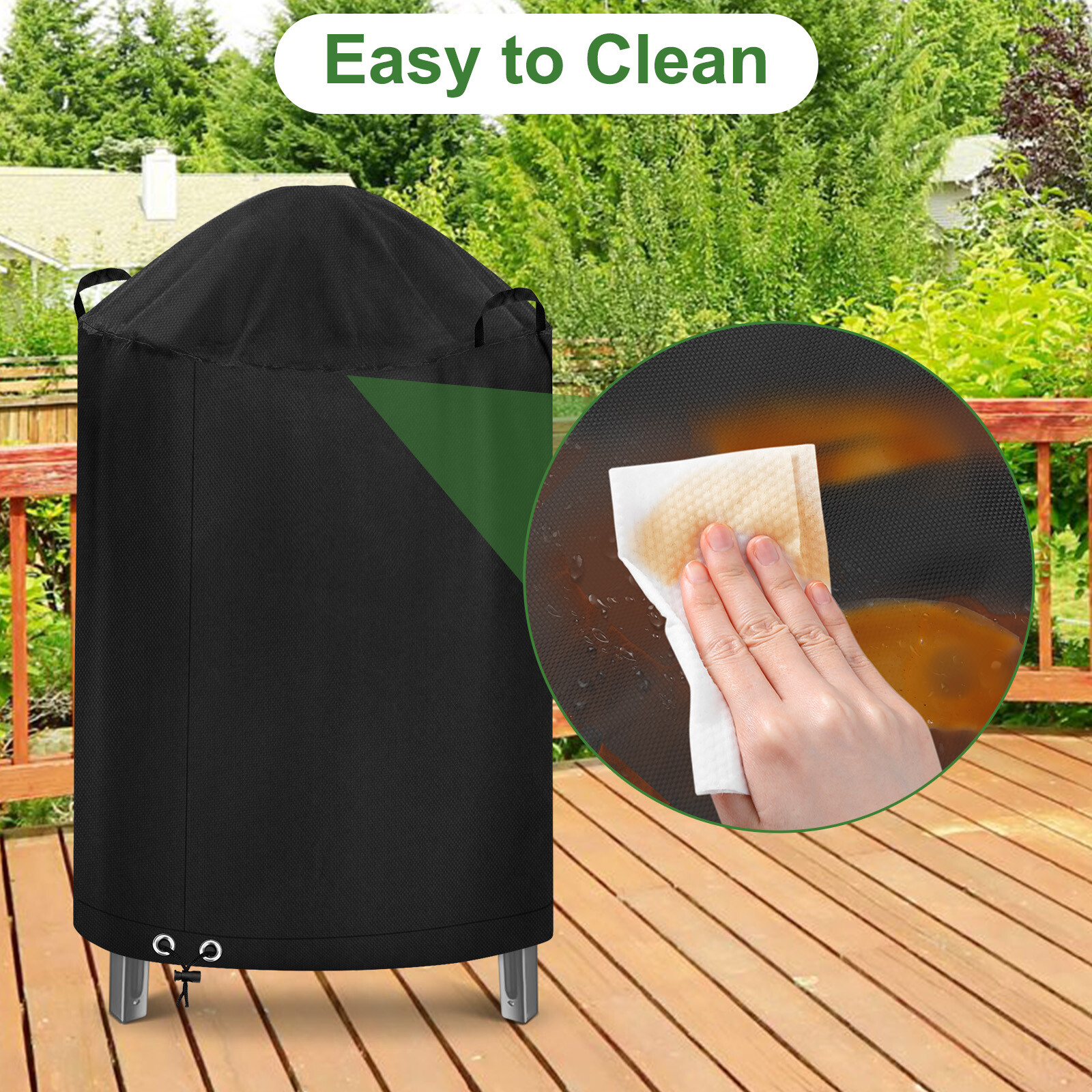 BBQ Gas Grill Cover Waterproof Barbecue Cover Outdoor Heavy Duty UV Protection