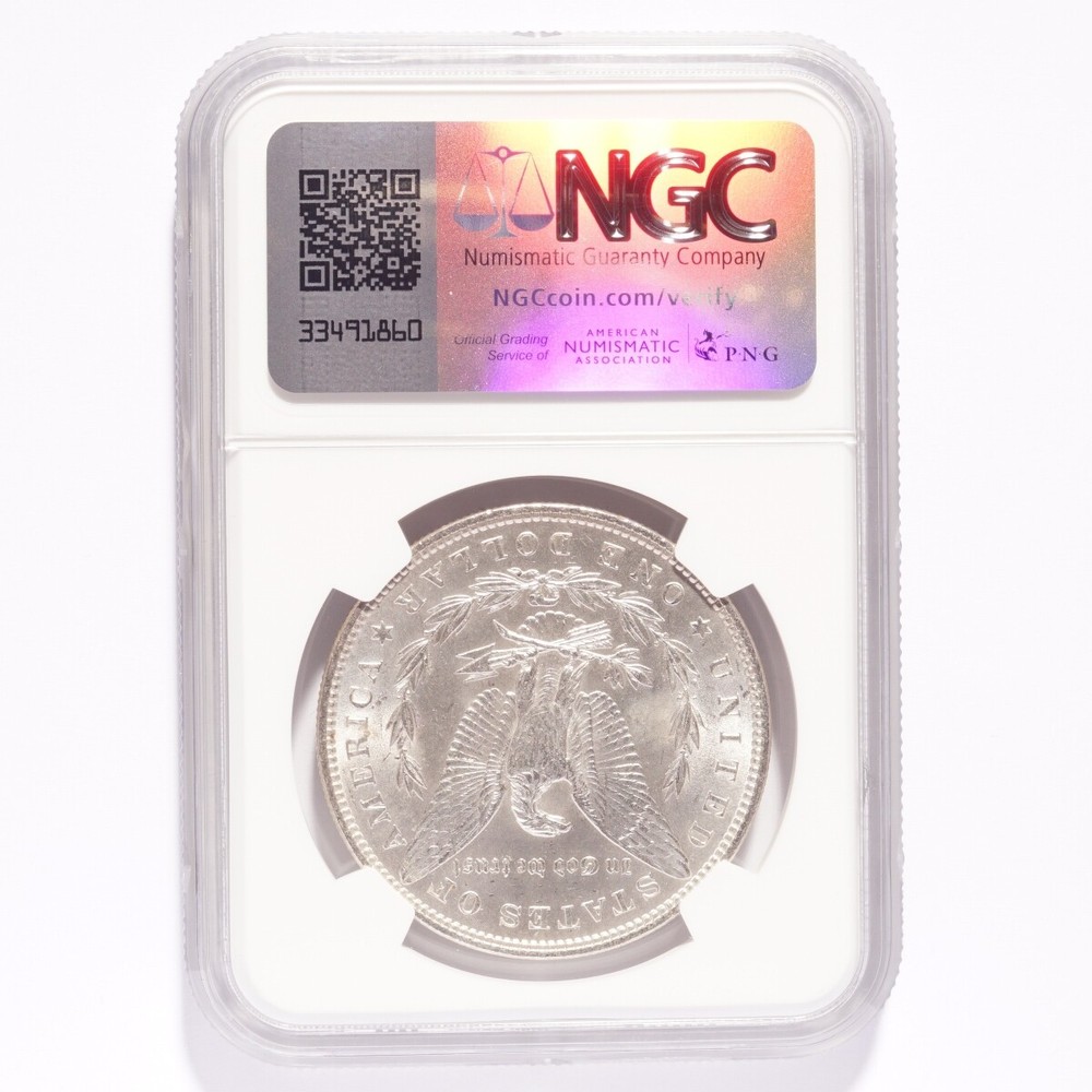 1882 Morgan Silver Dollar NGC MS61