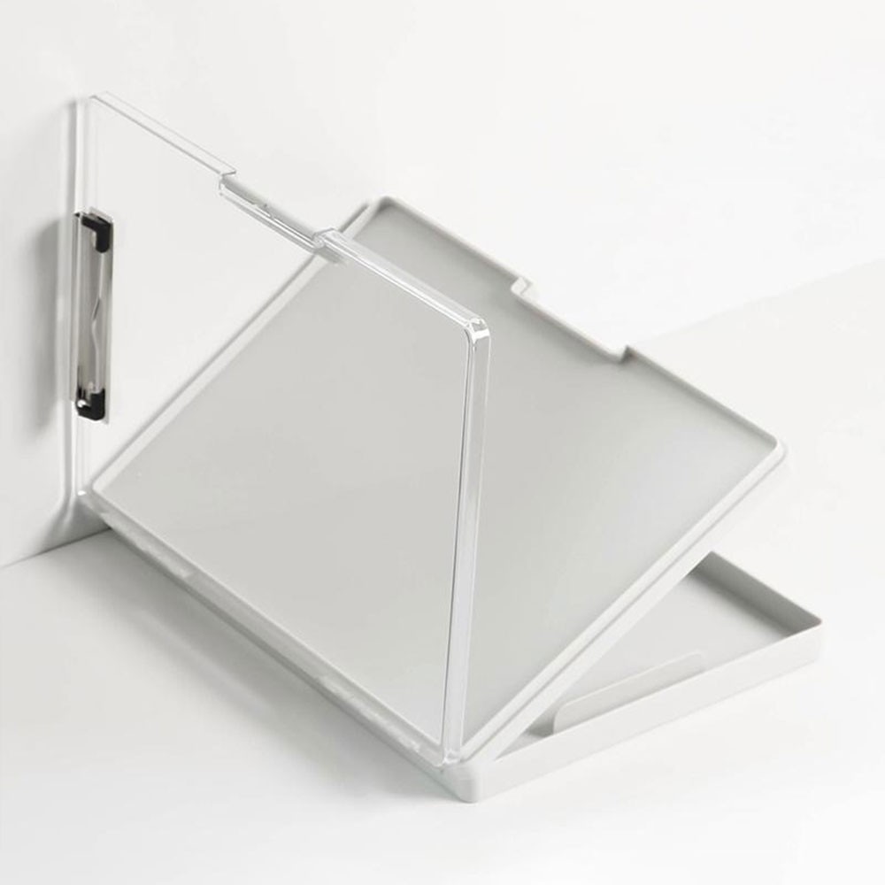 Storage Box Clipboard with Storage Plastic Clipboard Storage Clip Board 2 Layer
