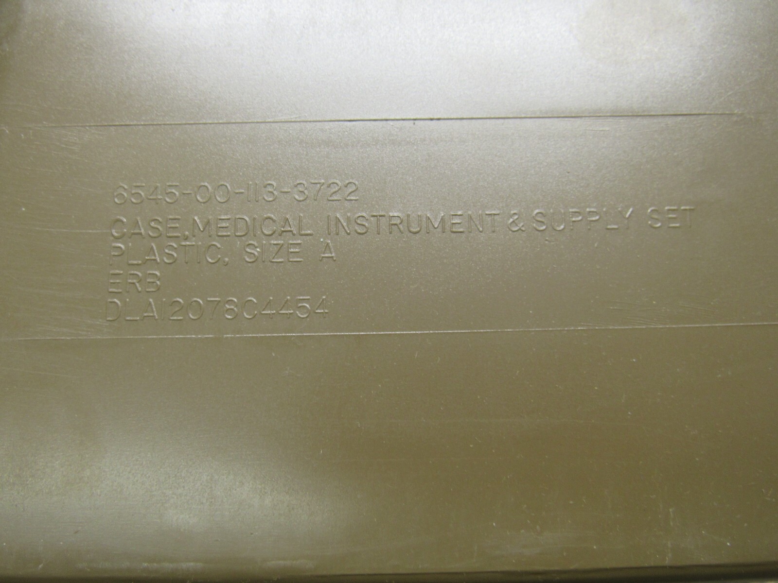 US Military First Aid Kit General Purpose EMPTY BOX DEFECTIVE 1978 Post Vietnam