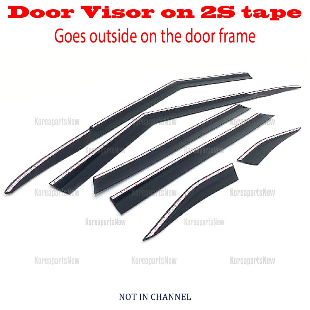 2020-2025 Kia Seltos SIDE WINDOW VENT VISORS RAIN GUARDS Visor ⭐6pcs⭐ Set