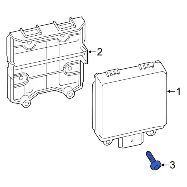 Genuine Ford Blind Spot Detection System Warning Sensor Bolt W505563S437