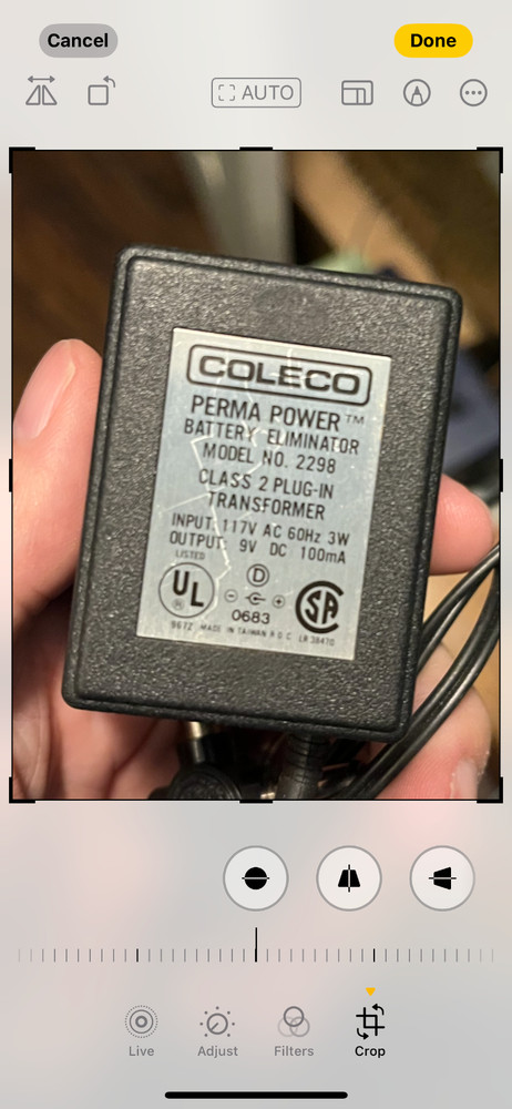 Vintage Coleco Perma Power Battery Transformer 2298