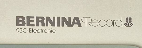 Bernina Record 930 Electronic Sewing Machine Carry Case, Pedal, Extension Table