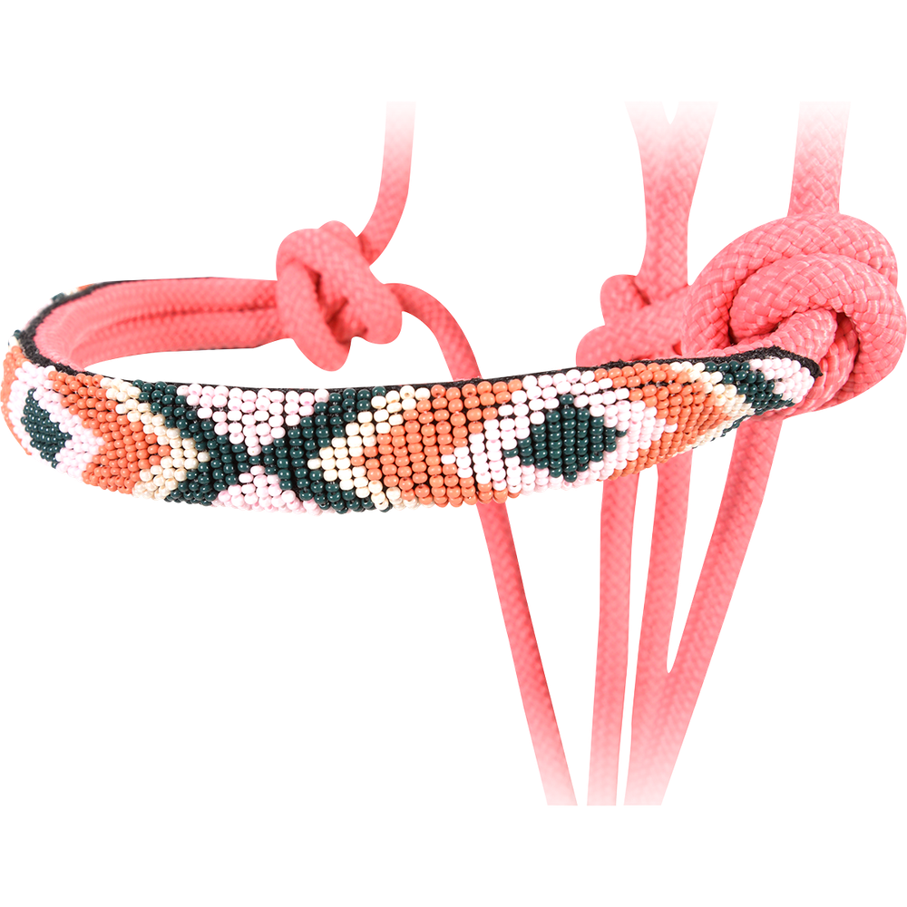 CASHEL BEADED NOSE ROPE HALTER