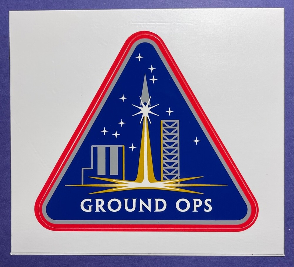 GROUND OPS PROGRAM DECAL STICKER