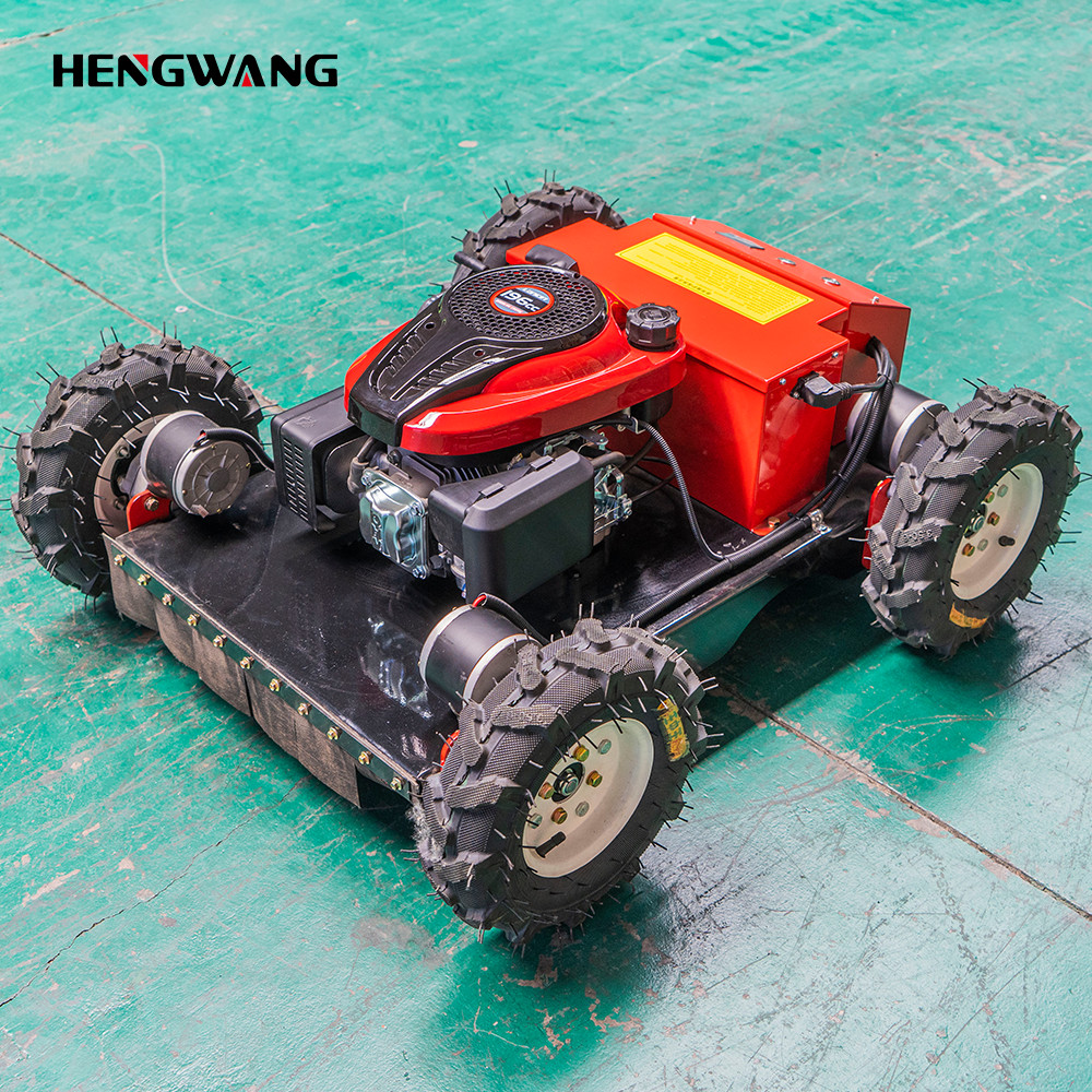 Robot lawn mower sale！Remote Control Lawn Mower 45° Climbing Adjustable Height