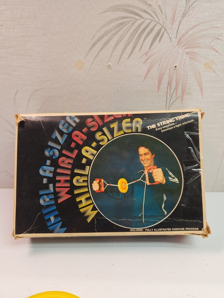 Whirl-a-Sizer Vintage Exercise X 2000 String Thing Complete Toner