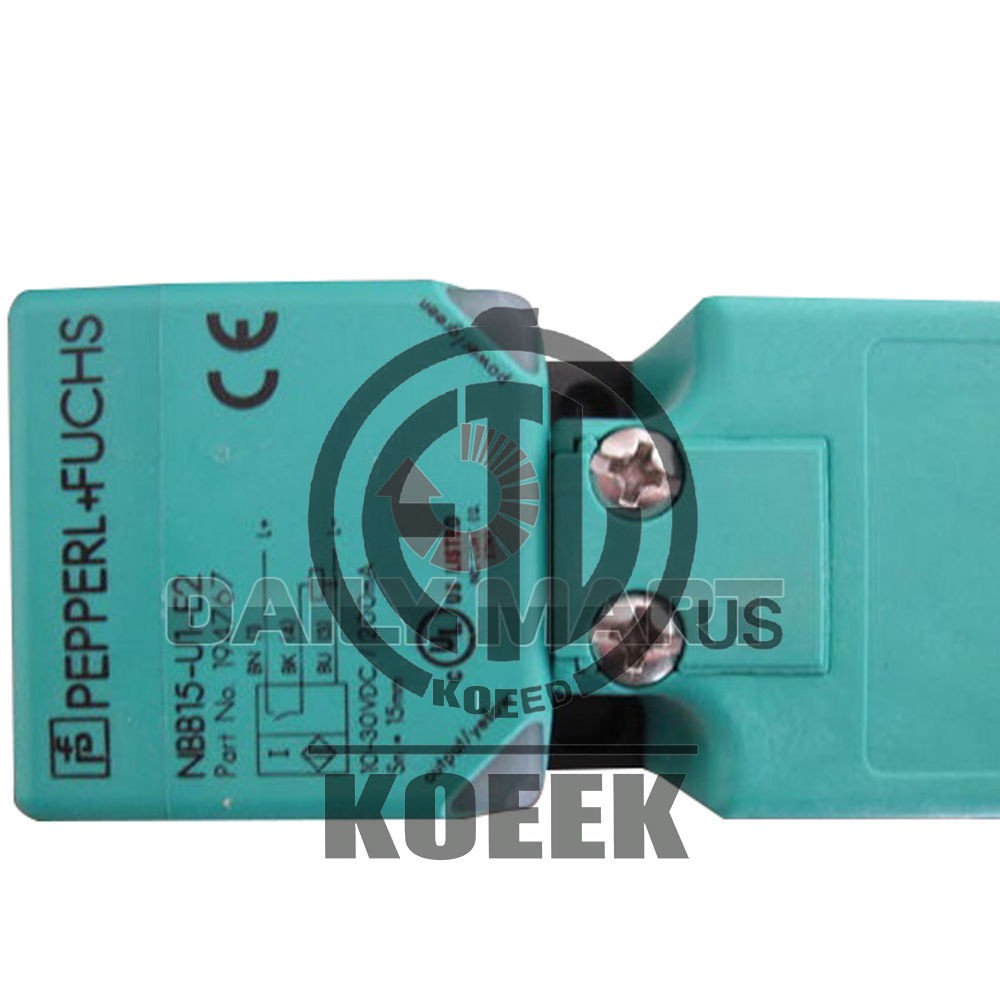 New Pepperl+Fuchs NBB15-U1-E2 Inductive Sensor, 15mm Flush, PNP NO