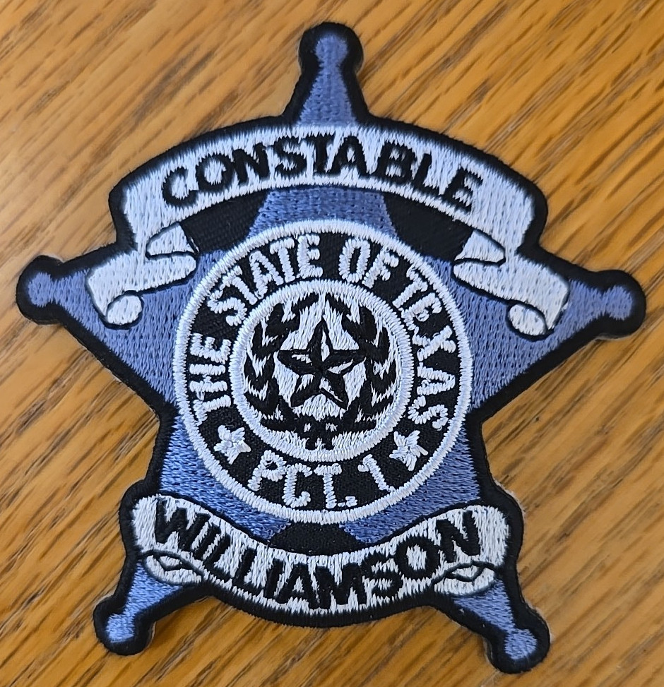 WILLIAMSON COUNTY TEXAS PRECINCT 1 small CONSTABLE sheriff police PATCH