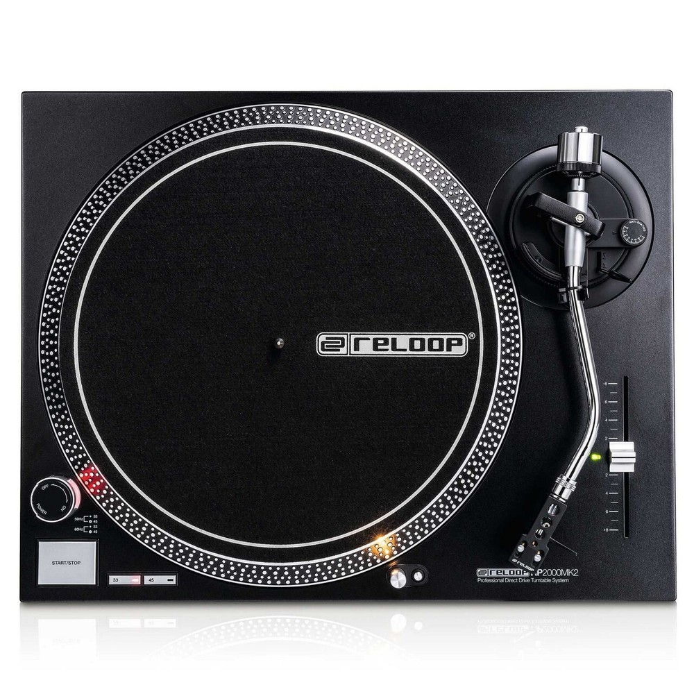 Reloop RP-2000 USB MK2 Direct-Drive USB Turntable with Needle