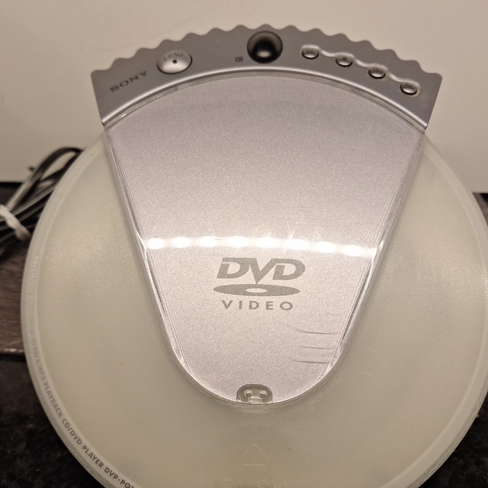 Sony DVP-PQ1 CD/DVD Player Compact With Remote Cables Tested Works