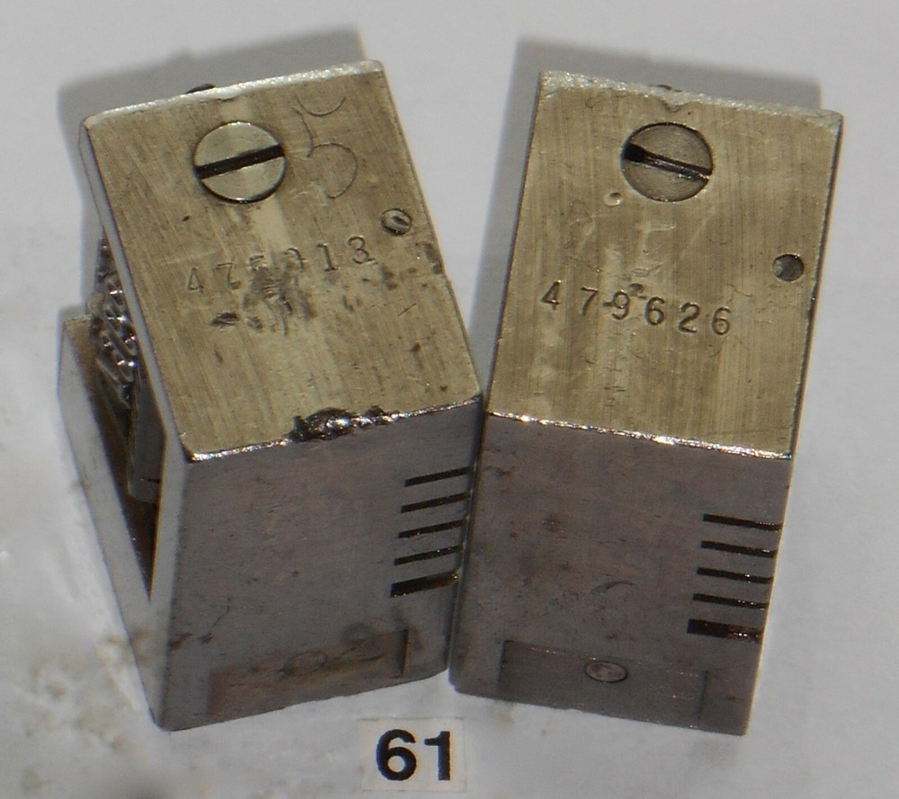 ATLANTIC | Reverse letterpress numbering machine lot | 61