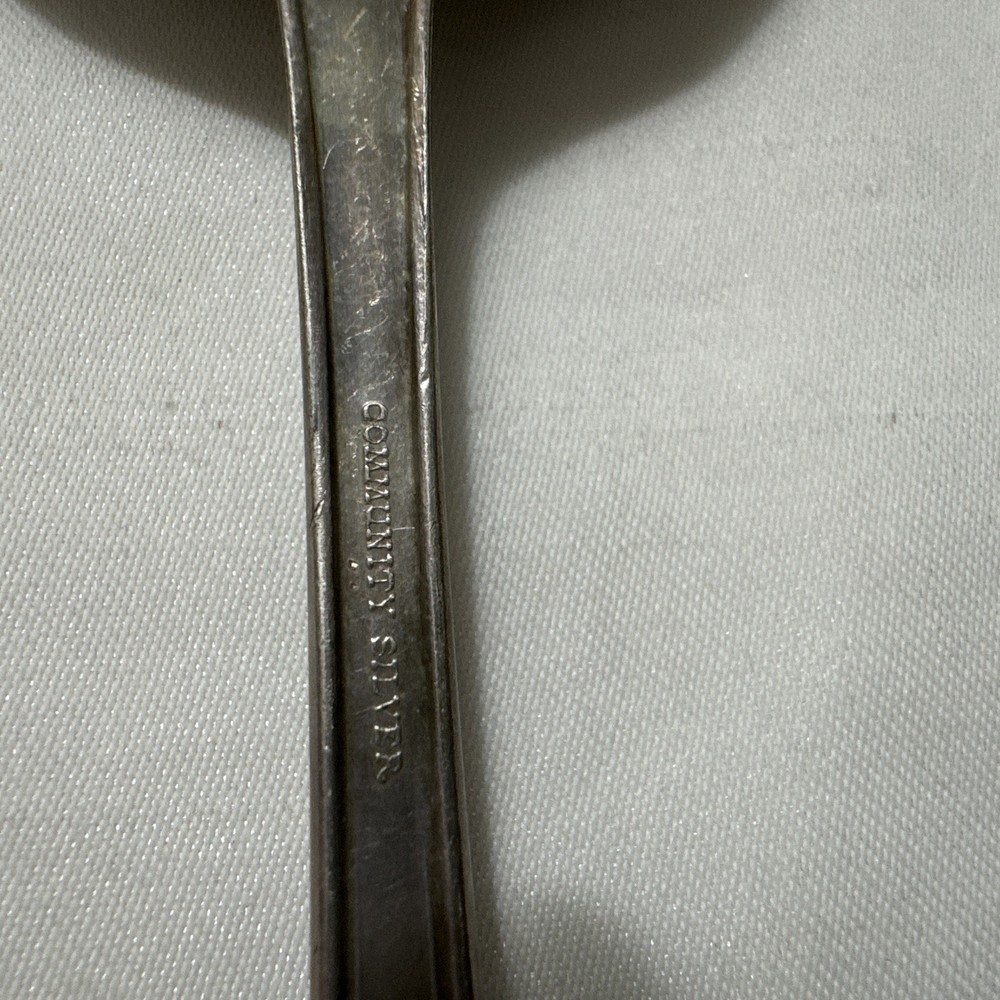 Vintage Community Silver Serving Spoon