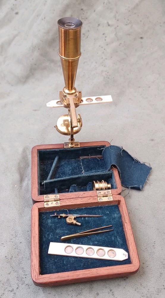 Rare Antique signed Cary’s pocket microscope, c 1830