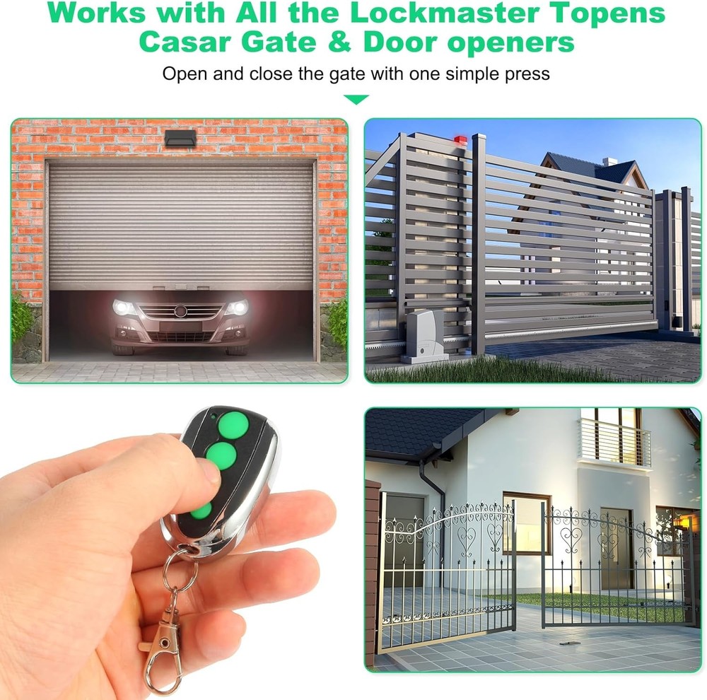 M12 Remote Control Transmitter 433.92 MHz for Automatic Swing Sliding Gate,