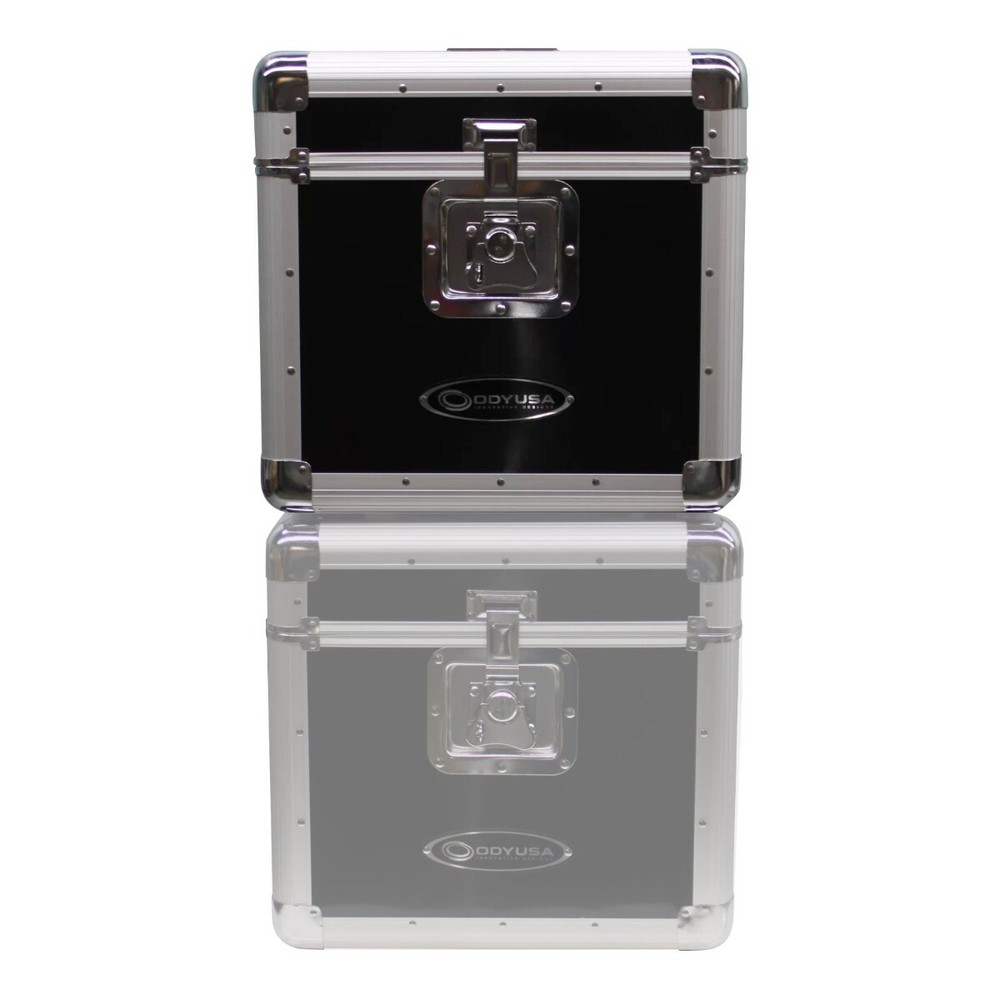 Odyssey KLP2BLK KROM Series Black Stackable Record/Utility Case idjnow
