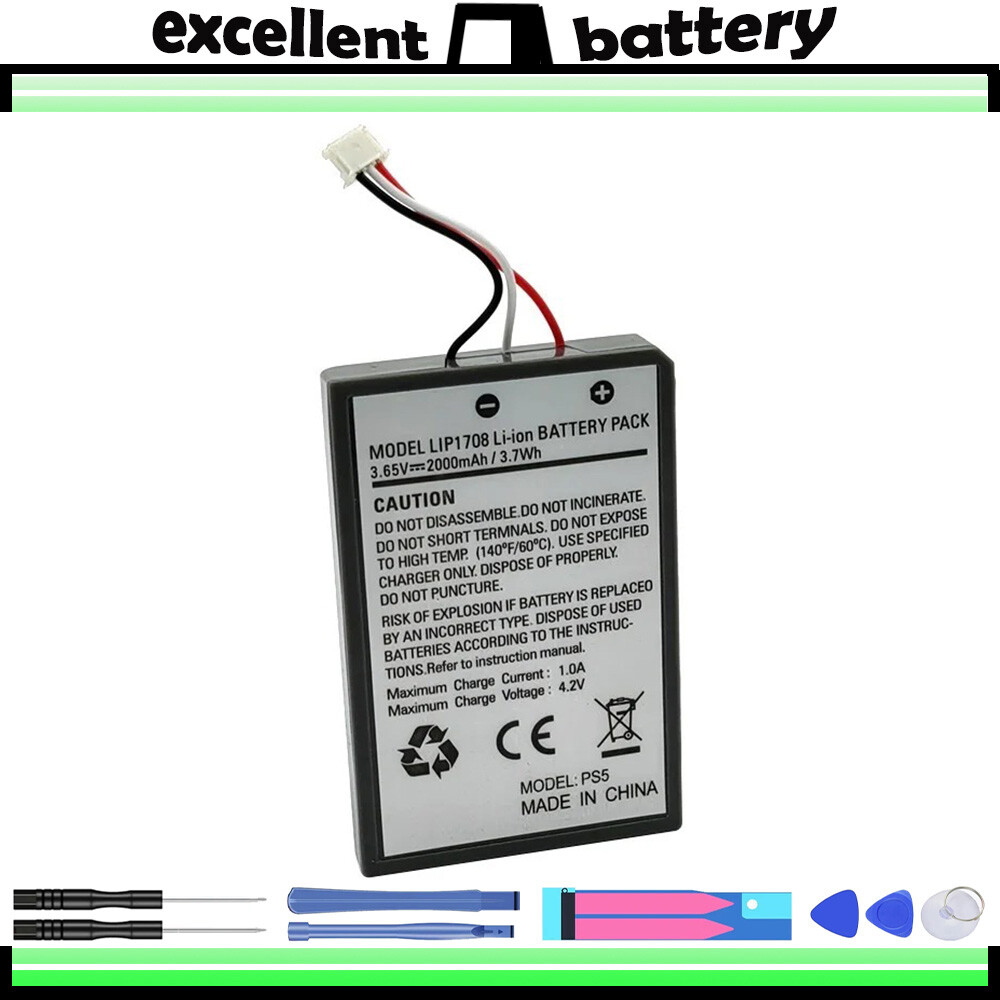 LIP1708 Rechargeable Battery for Sony PS5 DualSense Wireless Controller