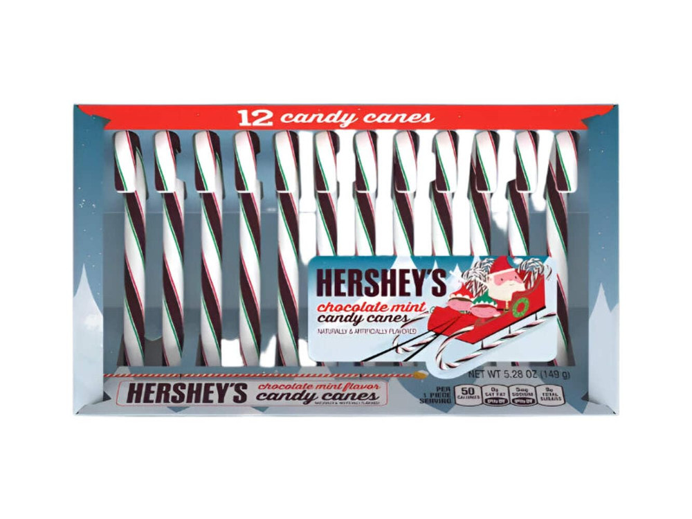 Candy Canes - Chocolate Mint - 12 Count
