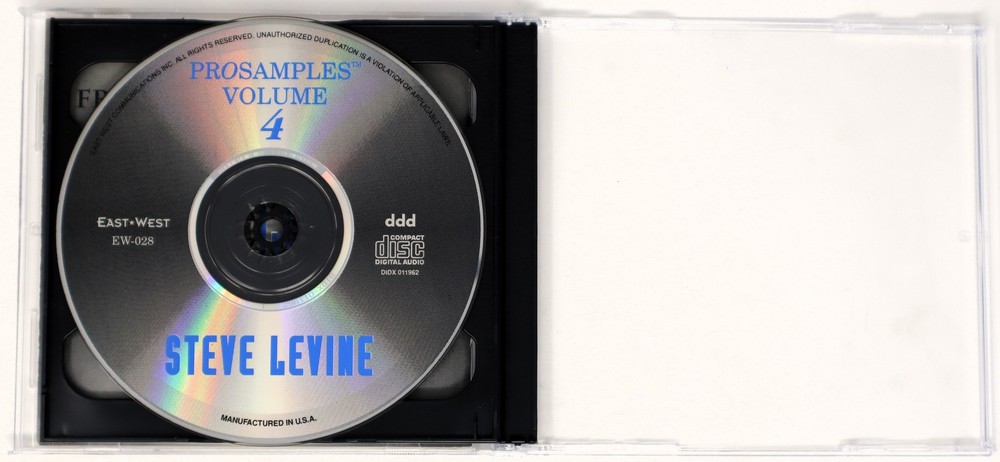 East West Steve Levine ProSamples 3+4 Sample Library/Sound Library/Sampling 2 CD
