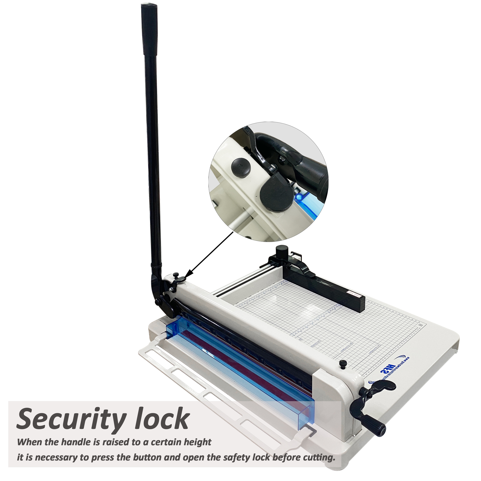 HFS Heavy Duty Guillotine Paper Cutter - 17" Commercial Metal Base A3/A4 Trimmer