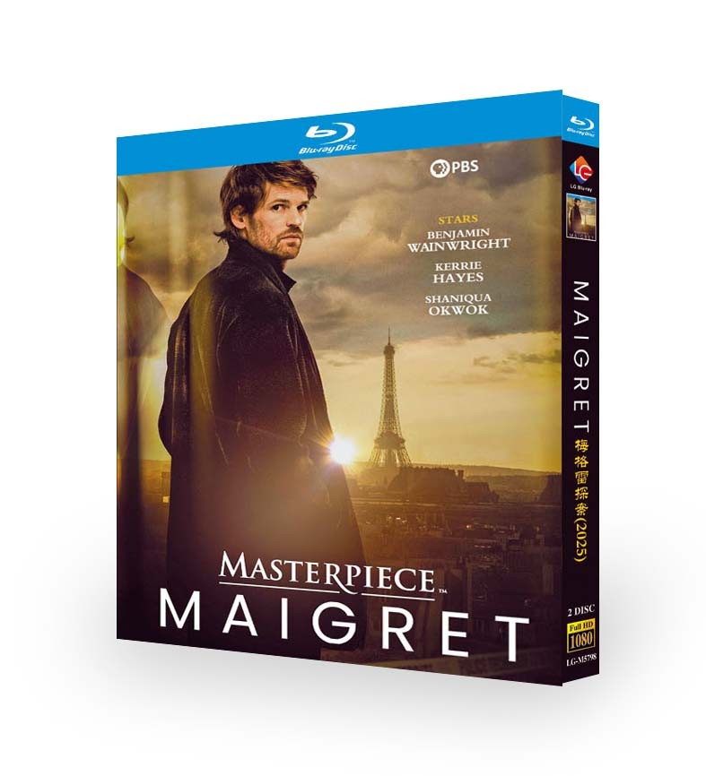 Maigret (2025) 剧情片 2 光盘全新盒装未拆封-