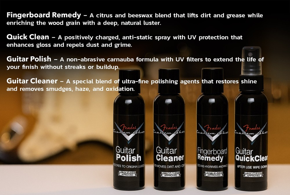 Fender Guitar Super Care Kit w/ String Cleaner