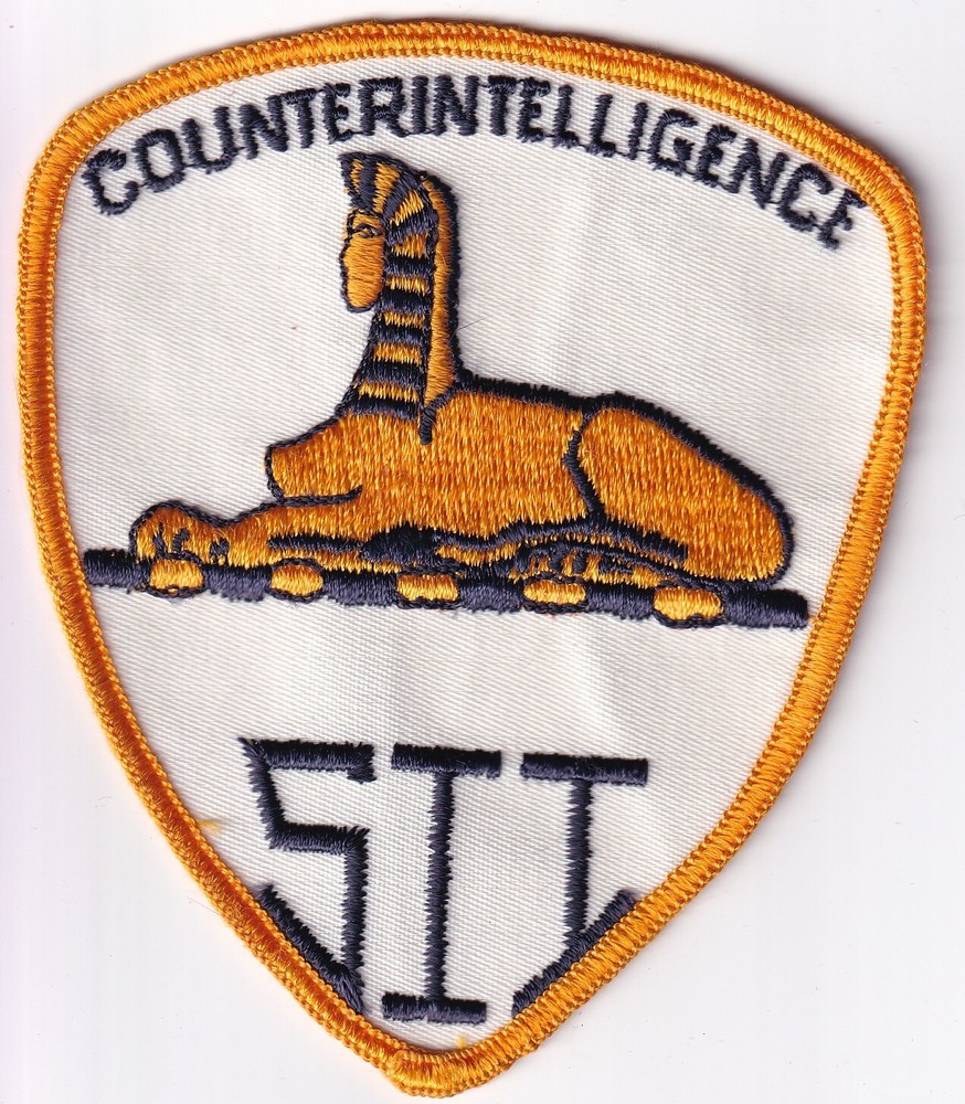 Counterintelligence SII patch Fort Holabird MD pre 1972 Intelligence School US A