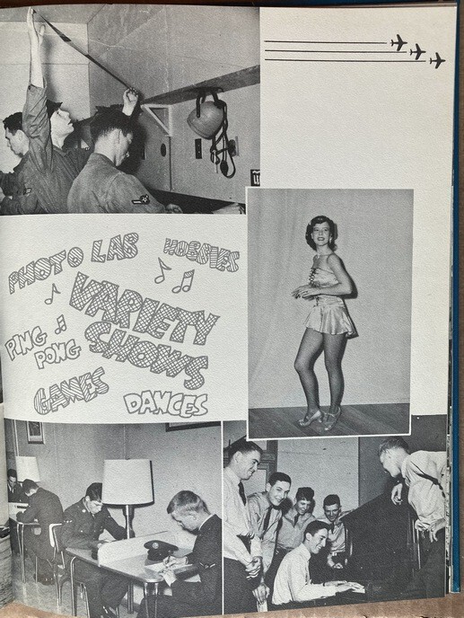 Parks Air Force Base 1955 Yearbook Dublin CA Flights 231 thru 238 Basic Training