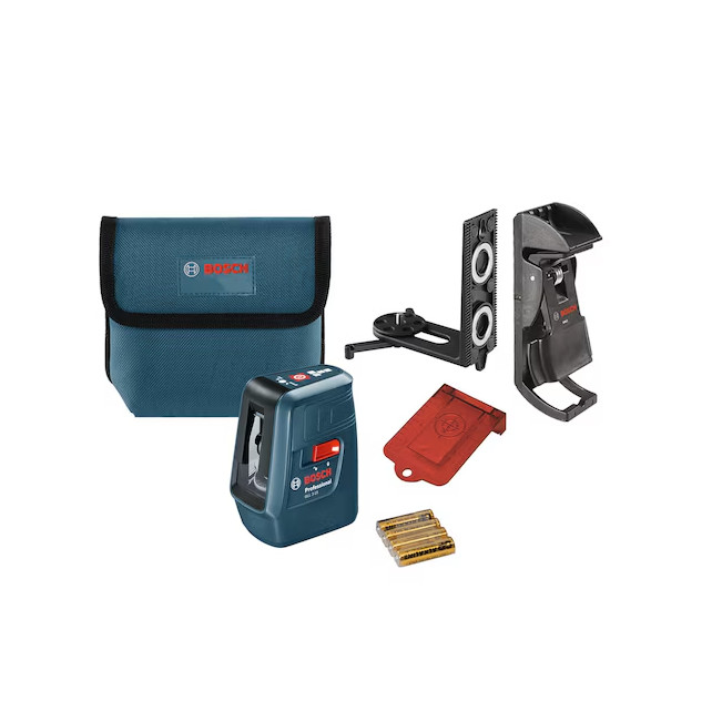 Bosch GLL3-15 Red 50ft Self-Leveling Indoor Line Generator Laser Level