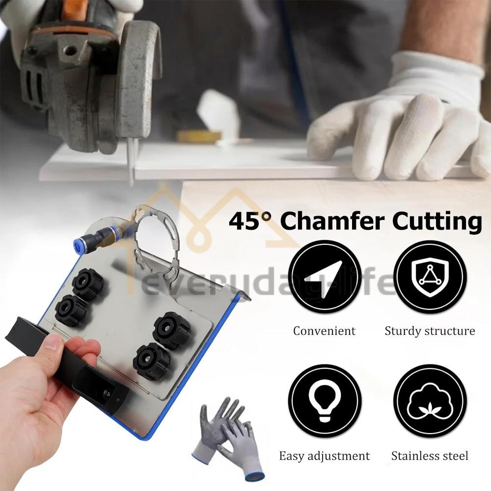 45 Degree Tile Chamfering Tool Ceramic Tile Cutter Tool Angle Grinder Attachment