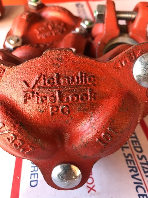 1-pc Victaulic FireLock PG 1  Pipe Coupling 101 Grooved Mechanical Fitting Heavy