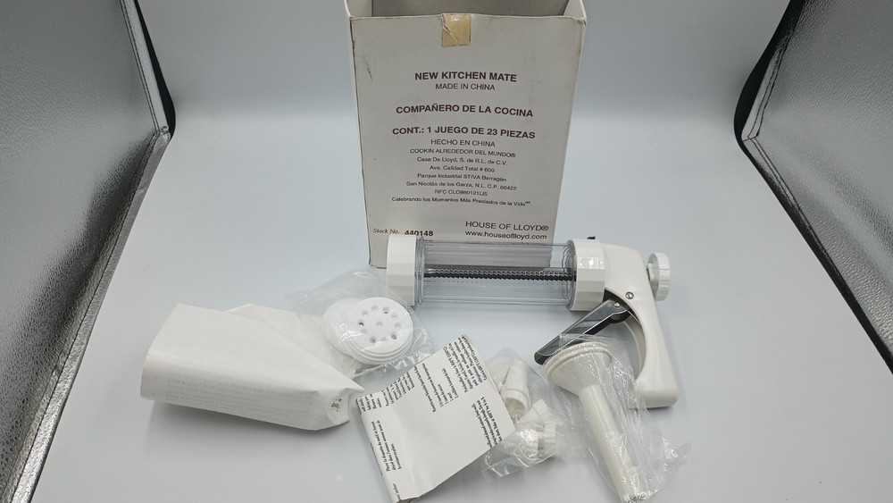 Kitchen Mate Cookie Gun Icing, Cookies, Model 440148 NOS